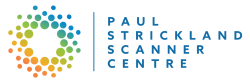 Paul Strickland Scanner Centre logo blue text
