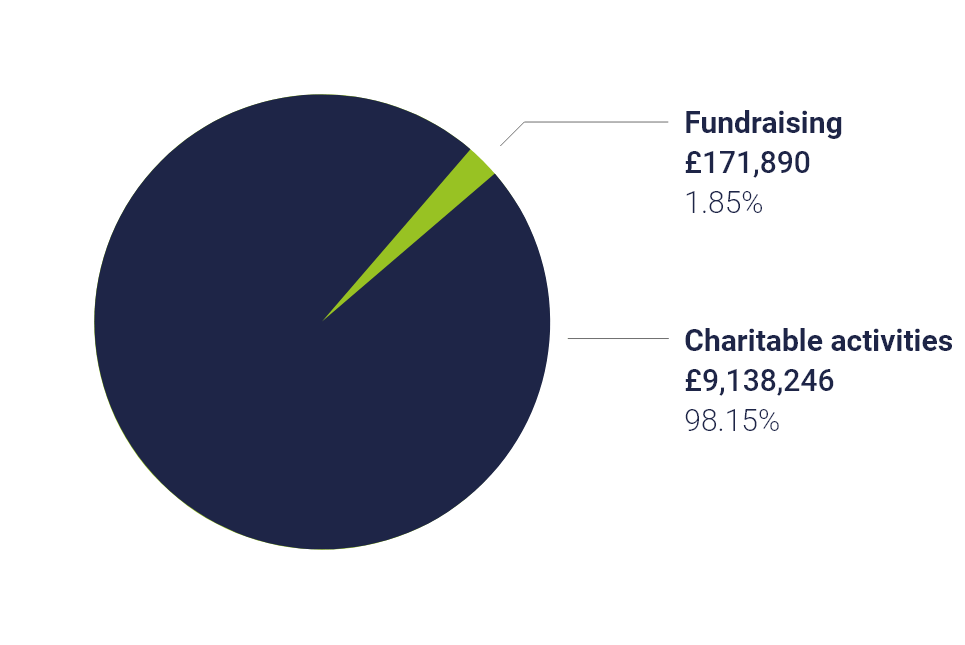 sponsorship pie chart