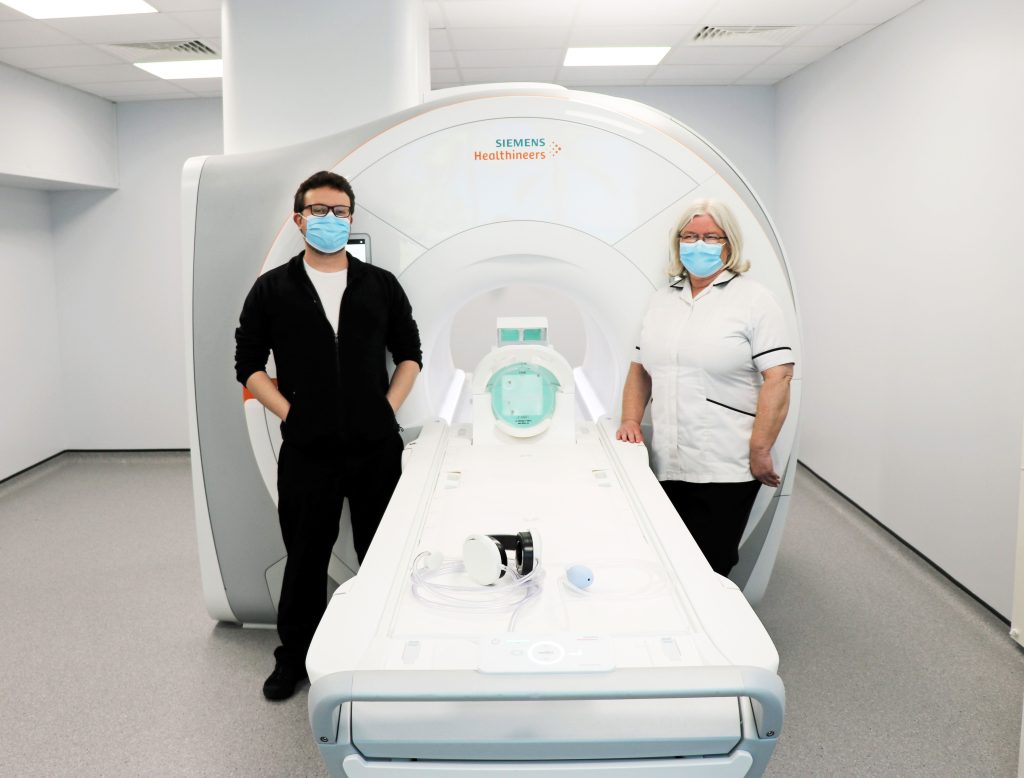 Radiographers and MRI scanner