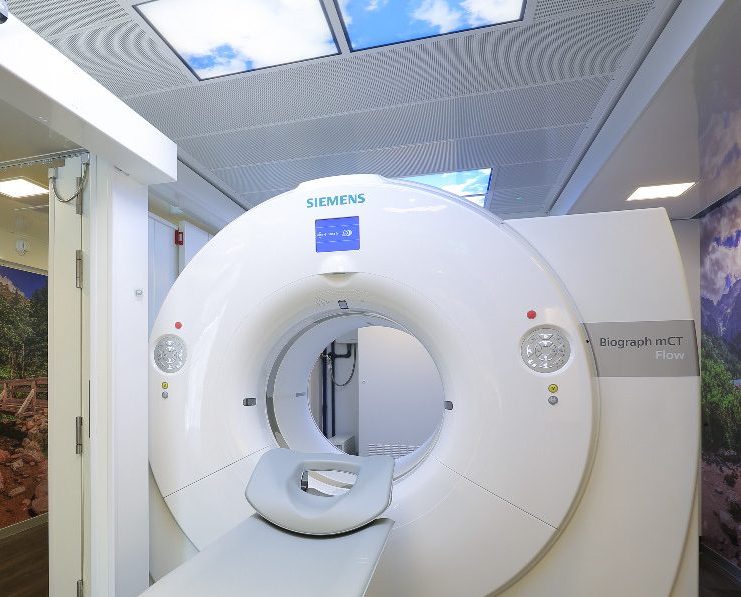 Mobile PET-CT scanner Stevenage