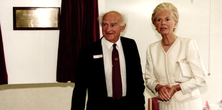 Duchess of Kent pictured with Dr Paul Strickland